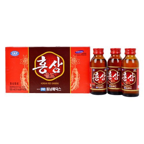 Nước Hồng Sâm Hàn Quốc Hộp 10 Chai x 100ml - hoanggamkorea
