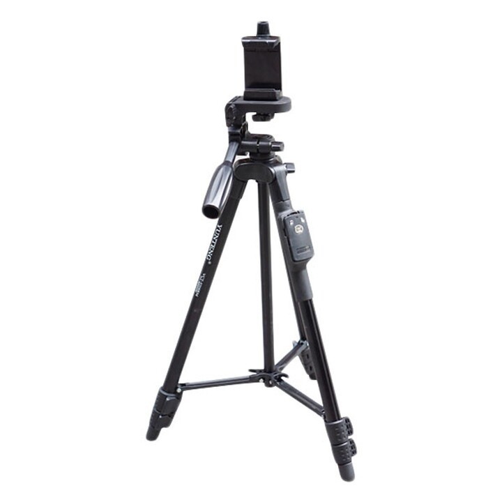 Chân đế điện thoại, chân đế máy ảnh, tripod  YuntengVCT 5208RM kiêm giá đỡ có remote Bluetooth điều khiển chụp từ xa