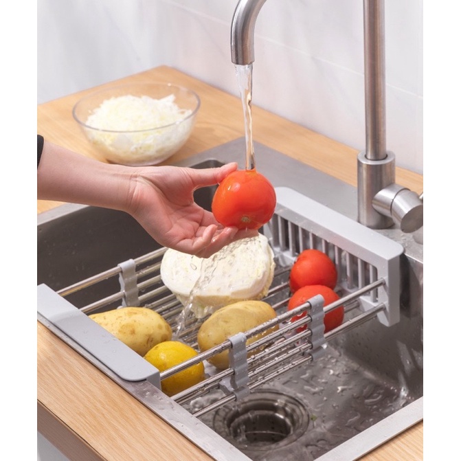 kệ inox gác bồn rửa chén