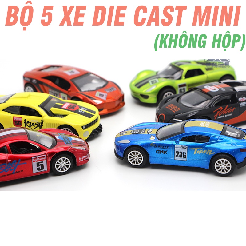Bộ xe ô tô die cast mô hình bằng hợp kim tỉ lệ 1:64 - xe đồ chơi trẻ em