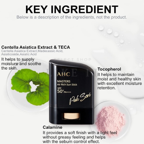 Bộ kem chống nắng AHC Masters Air Rich 14g 12ml + kem mắt 12ml