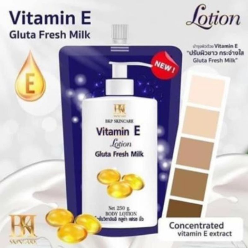 Gói kem dưỡng thể vitamin E dưỡng trắng mịn da thái lan 250g của thái lan