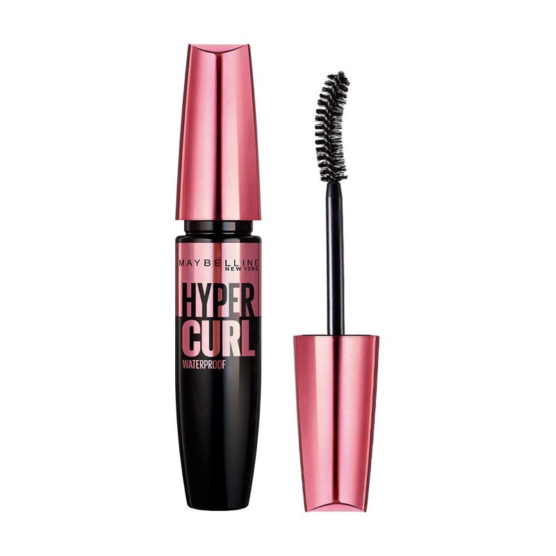 MASCARA CHUỐT MI LÀM DÀY DÀI &amp; CONG MI KHÔNG LEM KHÔNG TRÔI MAYBELLIME NEW YORK HYPER CURL WATERPROOF