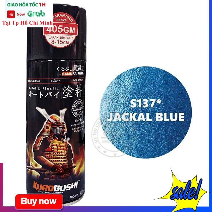 Sơn Xịt Xe Máy Samurai S137 Màu Xanh Jackal Suzuki