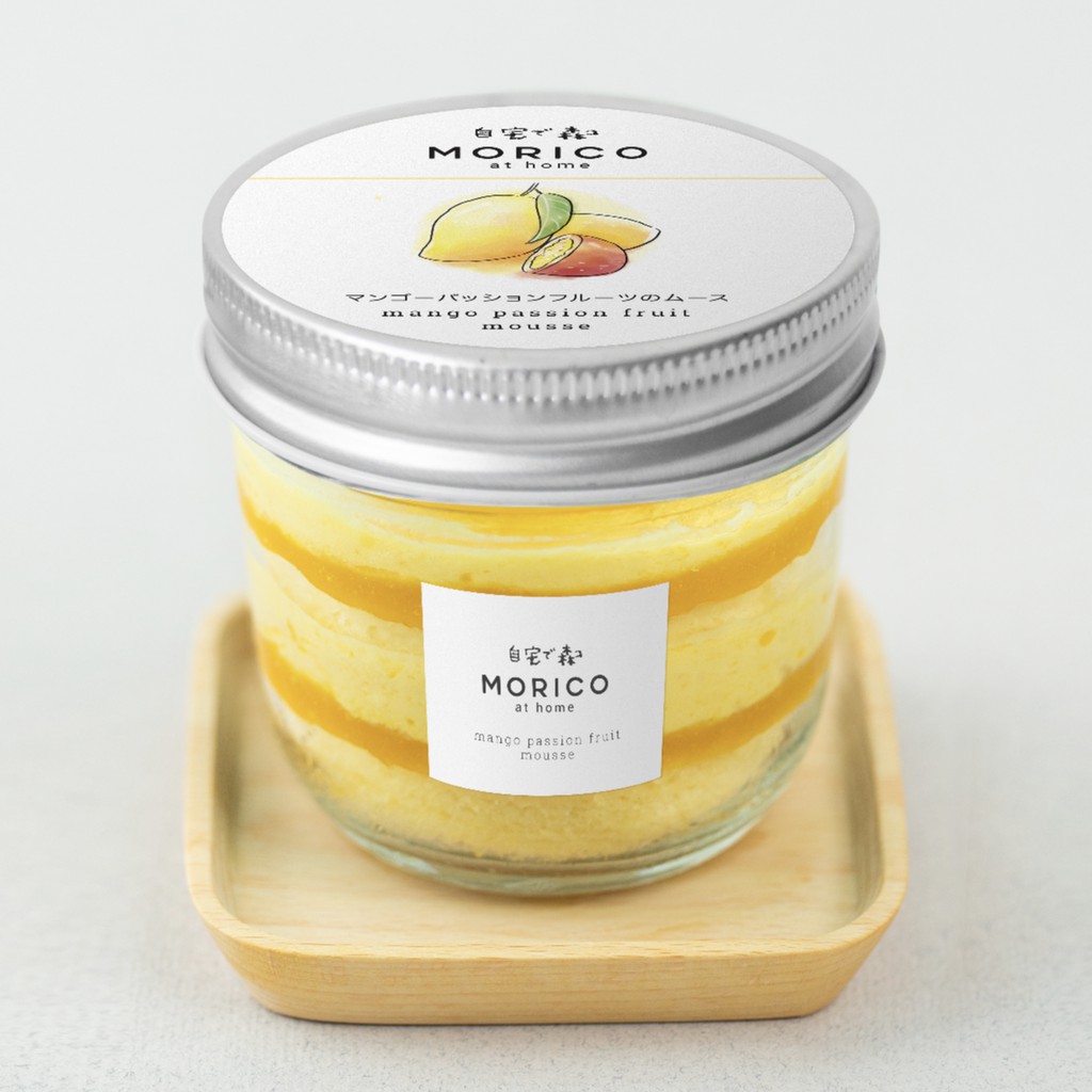 Bánh xoài chanh dây dạng mousse