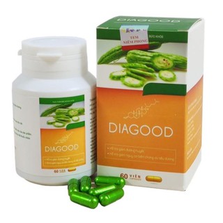 Diagood - Hỗ trợ ổn định đường huyết - điều trị tiểu đường - Hộp 60 viên