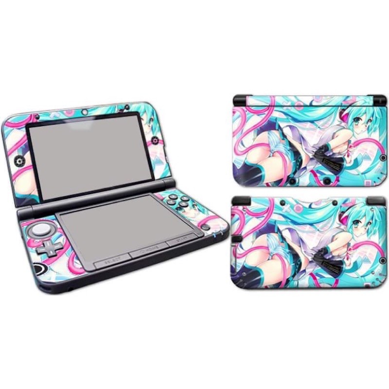 Tấm skin dán in hình old 3ds xl Nintendo 3DS XL Skin decan trang trí máy 3ds xl