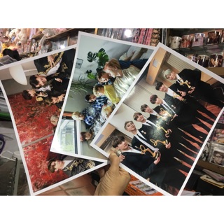 Ảnh poster BTS khổ a4 5 tờ mẫu khác nhau