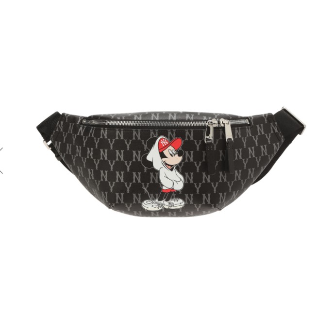 MLB x Disney Mickey Monogram Hipsack - Subway bag New York Yankees - Túi đeo hông MLB chính hãng