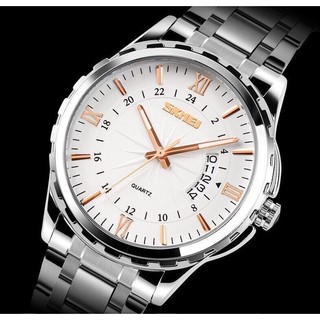 Đồng hồ skmei dây inox nam m-098
