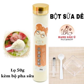Bột sữa dê dành cho hamster kèm dụng cụ pha ống 50g