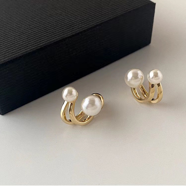 Khuyên Tai Bạc S925 Đính Ngọc Trai Cao Cấp Có Thể Tháo Rời Thời Trang Sang Trọng Cho Nữ
