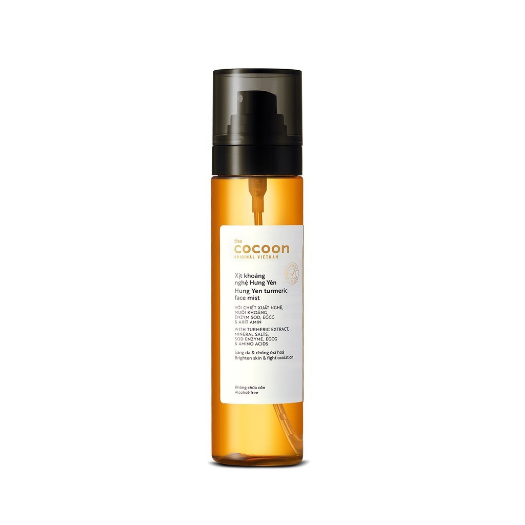 Xịt Khoáng Nghệ Hưng Yên Cocoon Turmeric Face Mist giúp sáng da và ngăn ngừa oxy hóa 130ml | BigBuy360 - bigbuy360.vn