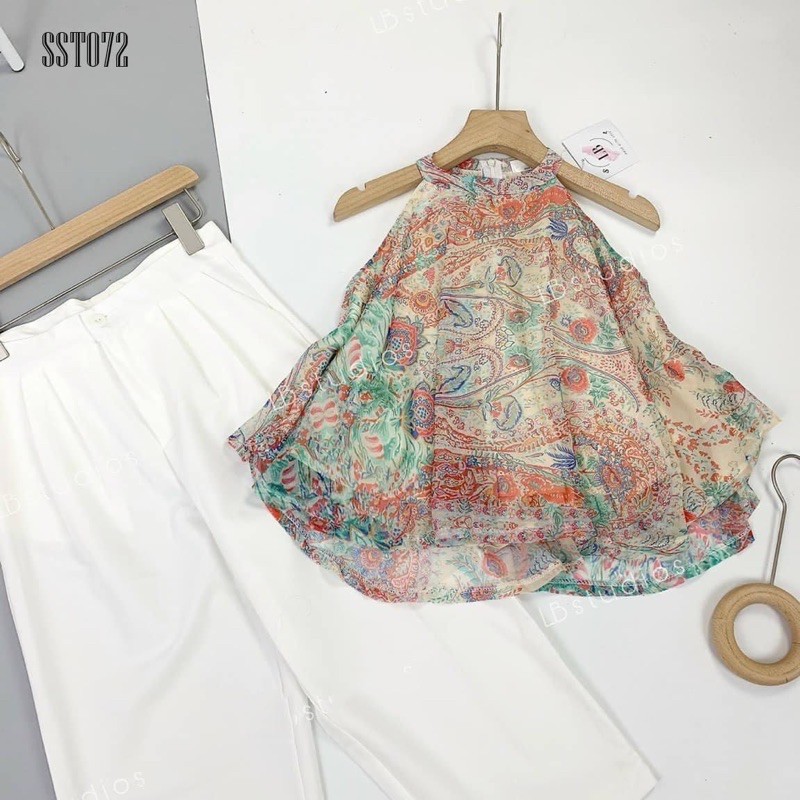 BÁN SỈ BỘ ÁO YẾM HOA QUẦN NGỐ CHO NỮ | BigBuy360 - bigbuy360.vn