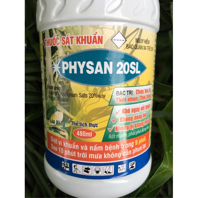 PHYSAN 20SL thuốc đặc trị vi khuẩn hại cây trồng nhập khẩu-  chuyên dụng.