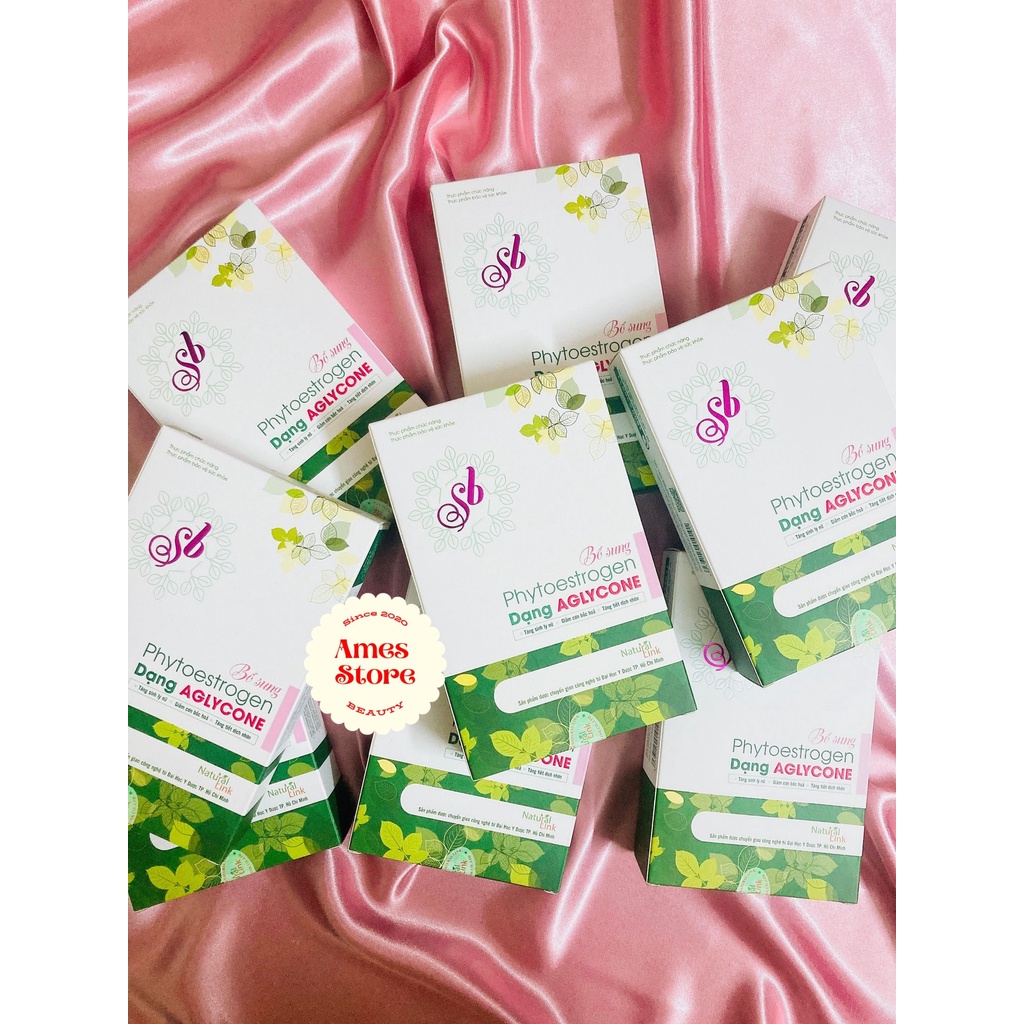 VIÊN UỐNG MẦM ĐẬU NÀNH SB BỔ SUNG PHYTOESTROGEN DẠNG AGLYCONE HỘP 30 VIÊN