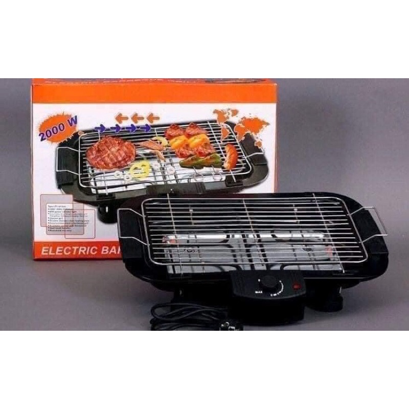 [Bảo hành 12 tháng] Bếp nướng điện không khói Electric Barbecue 2000w tiện dụng