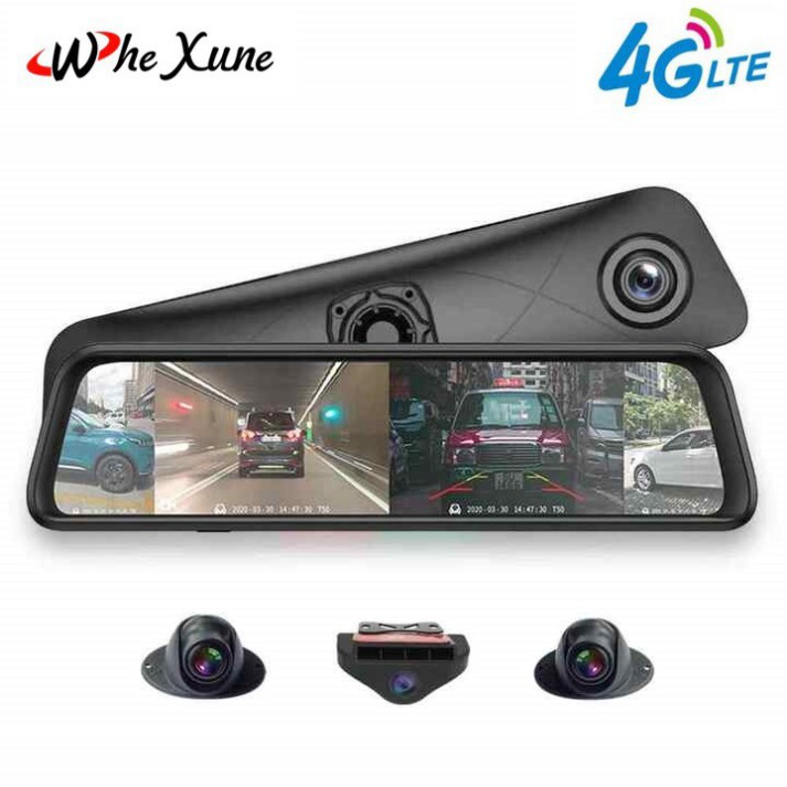 Sản Phẩm Camera hành trình 360 độ gắn gương ô tô cao cấp  thương hiệu Whexune - K960 (Bảo hành 12 tháng) .