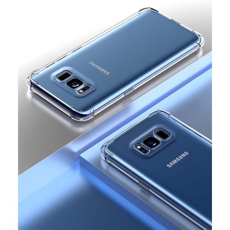 Ốp Samsung S8 S8+ S9 S9+ S10 S10+ S20+ S20Ultra Note 10 Note 10+ Note 20 Note 20 Ultra Trong Suốt Chống Sốc Chống Rơi Vỡ