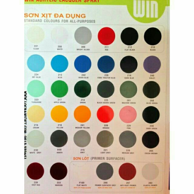 Sơn xịt cao cấp Win