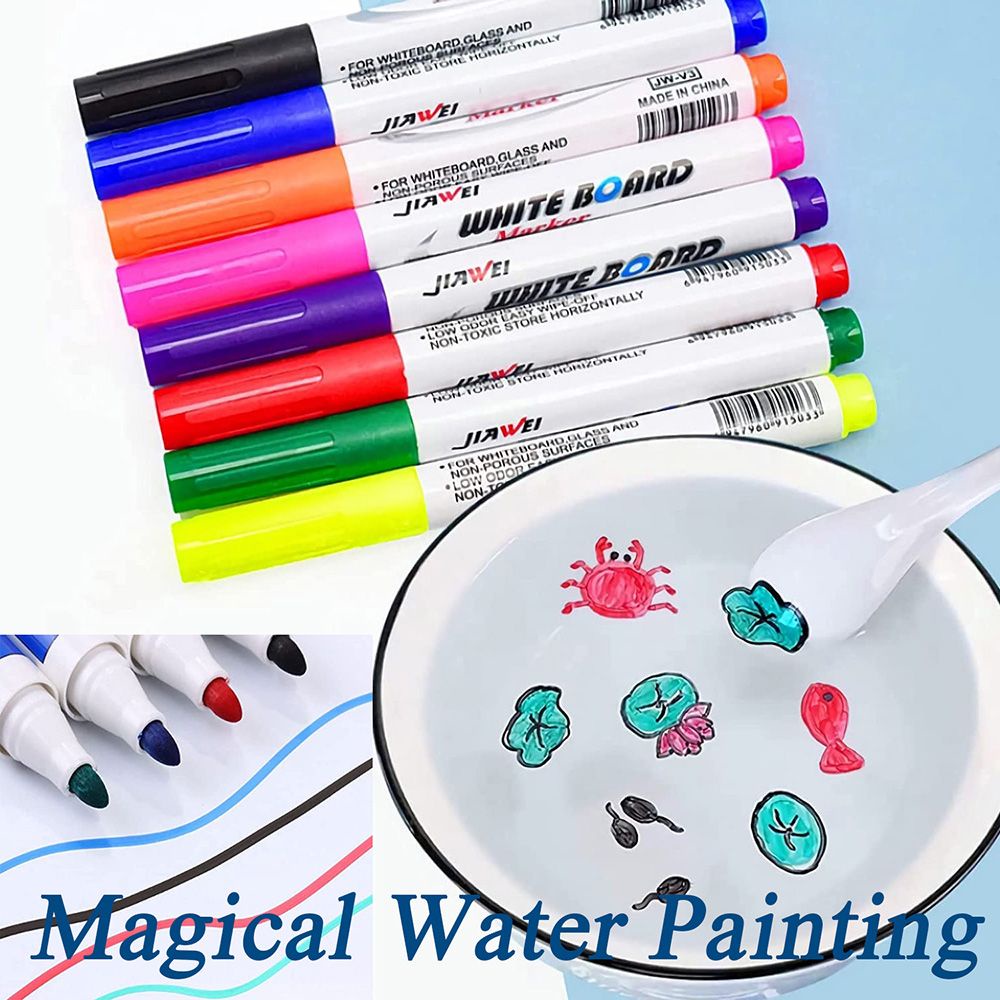 Bút Vẽ Ma Thuật 8/12 Màu/Bút Vẽ/Vẽ Màu Nước Có Thể Xóa Được