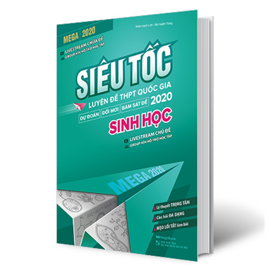 Sách - Siêu tốc luyện đề THPT Quốc gia 2020 Sinh học