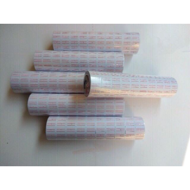 Băng keo dán giá tiền dùng cho máy bấm giá ٩۶