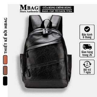 Balo da nam, Balo thời trang nam MCM size 30*40cm cao cấp, chống thấm nước M450