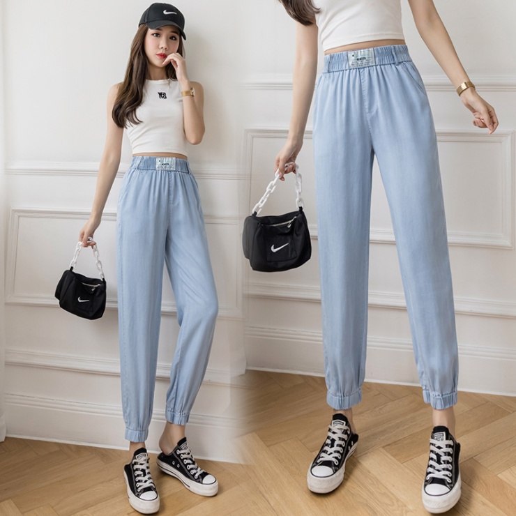 Quần jean nữ kiểu dáng jogger eo thun full size 40 đến 67kg QS31