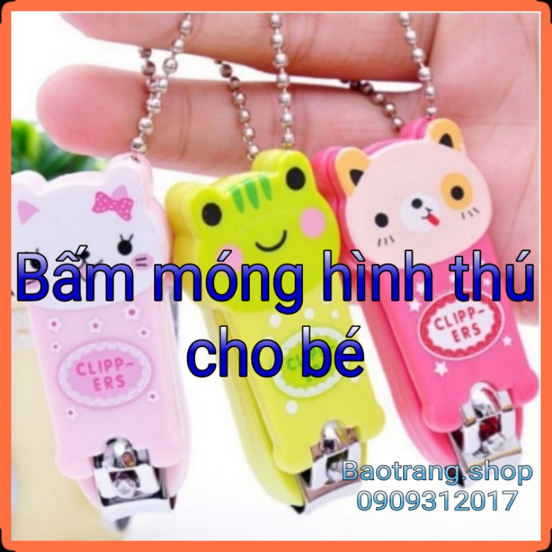 Bấm móng tay hình thú xinh xắn an toàn cho bé
