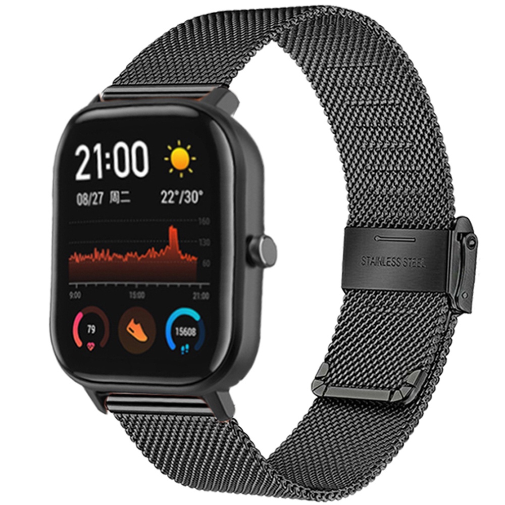 Dây Đeo Inox Milanese Cho Đồng Hồ Thông Minh Xiaomi Huami Amazfit Bip S U Lite GTS 2 Mini / GTR 42mm 20mm