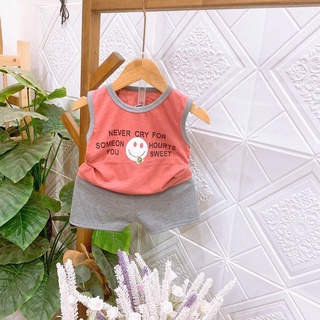 (8-18kg) Bộ ba lỗ Cotton cho bé trai