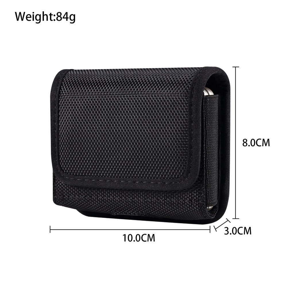 Oxford Cloth Pouch Waist Bag For Samsung Galaxy Z Flip 3 2 1 5G F7110 F7000 F7070 Case For Motorola Razr 5G Razr 2019 Ushining 3G Huawei P50 Pocket Belt Clip Cover