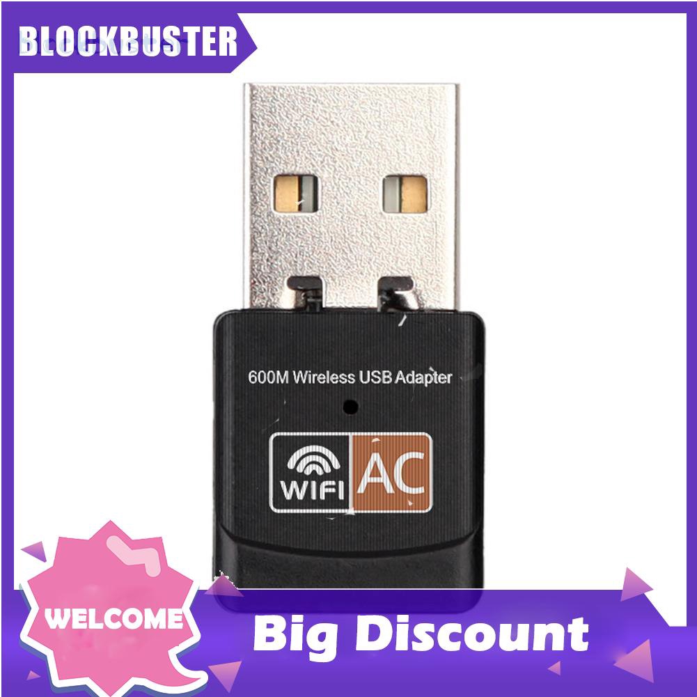 Usb WiFi 600mbps 2.4G / 5G Hz Cho PC Laptop