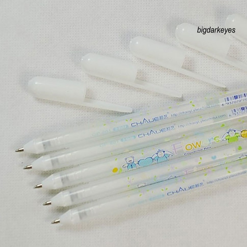 Bút Mực Gel Màu Trắng Ngòi 0.8mm Dùng Cho Trường Học/Văn Phòng