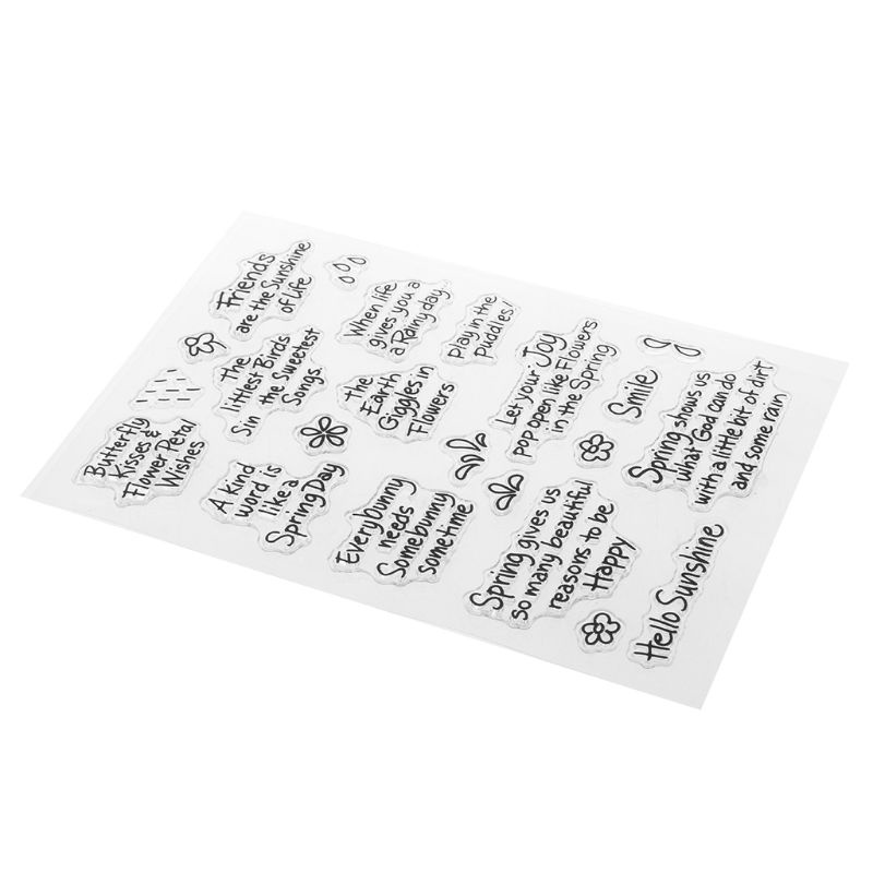 Tem Đóng Dấu Bằng Silicone Trong Suốt Cỡ Nhỏ Tiện Dụng