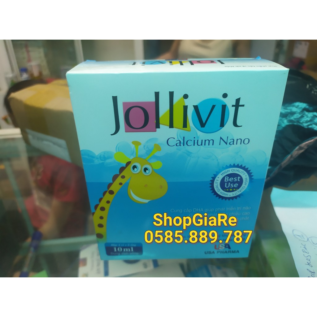 Jollivit Calcium Nano canxi bổ sung canxi cho bé giúp bé phát triển chống còi xương suy dinh dưỡng