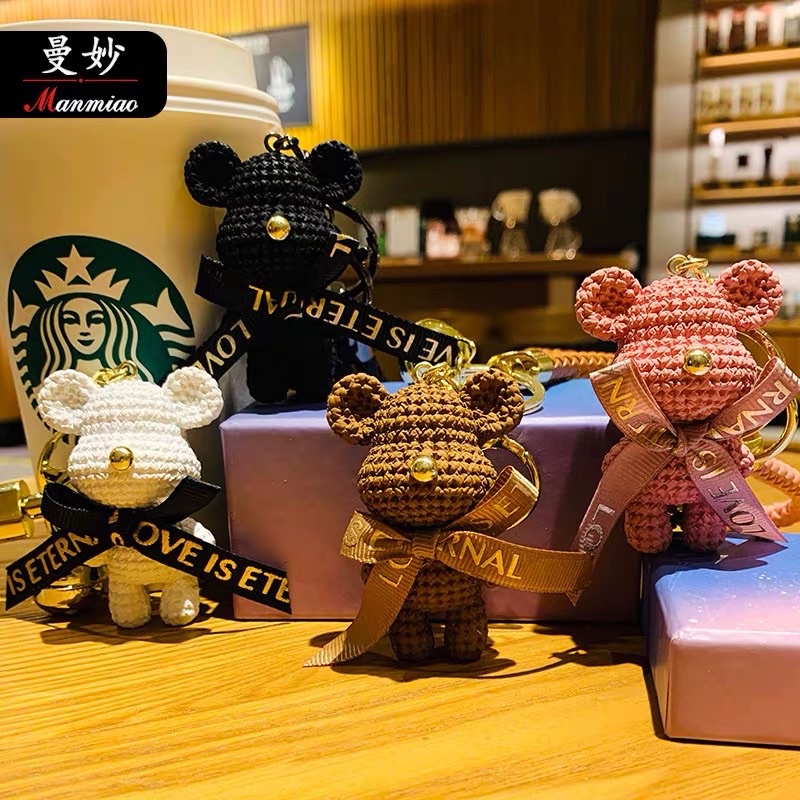 Móc khóa gấu Bear.brick hàng Quảng Châu thời trang