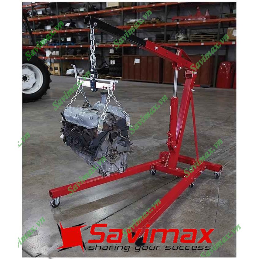 Cẩu móc động cơ 2 tấn KOCU nâng hàng bánh xe đúc thép nguyên chất