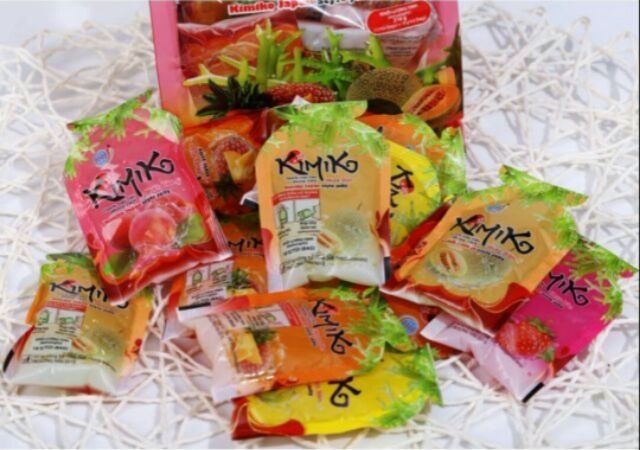 Kẹo thạch zaizai - thạch túi Kimiko Long Hải 216g và 450g