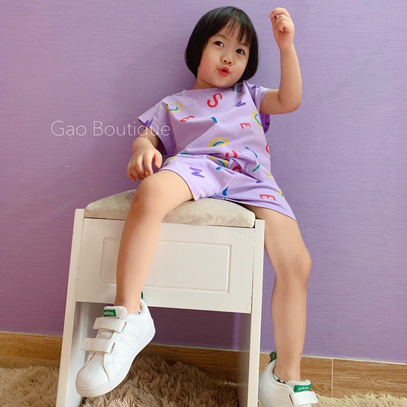 [Hình thật] Đồ bộ cho bé gái