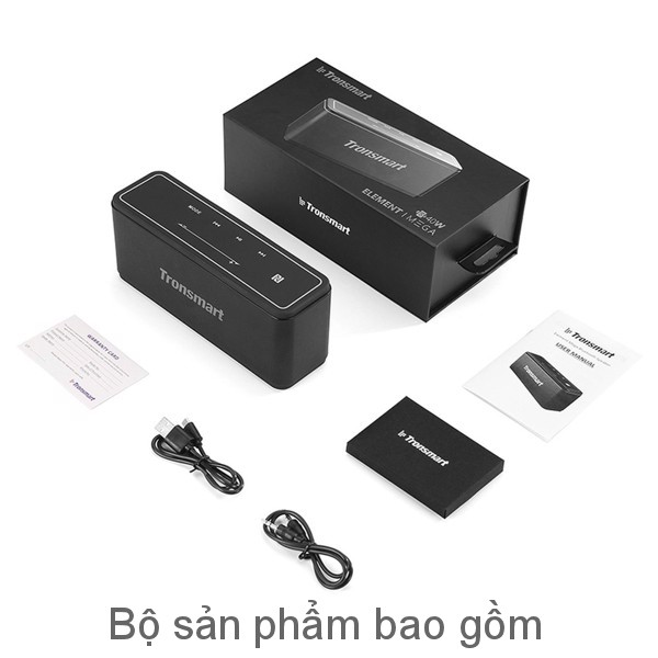 Loa Bluetooth công suất 40W, Pin cực trâu, âm thanh trầm ấm TRONSMART Element Mega TM-250394