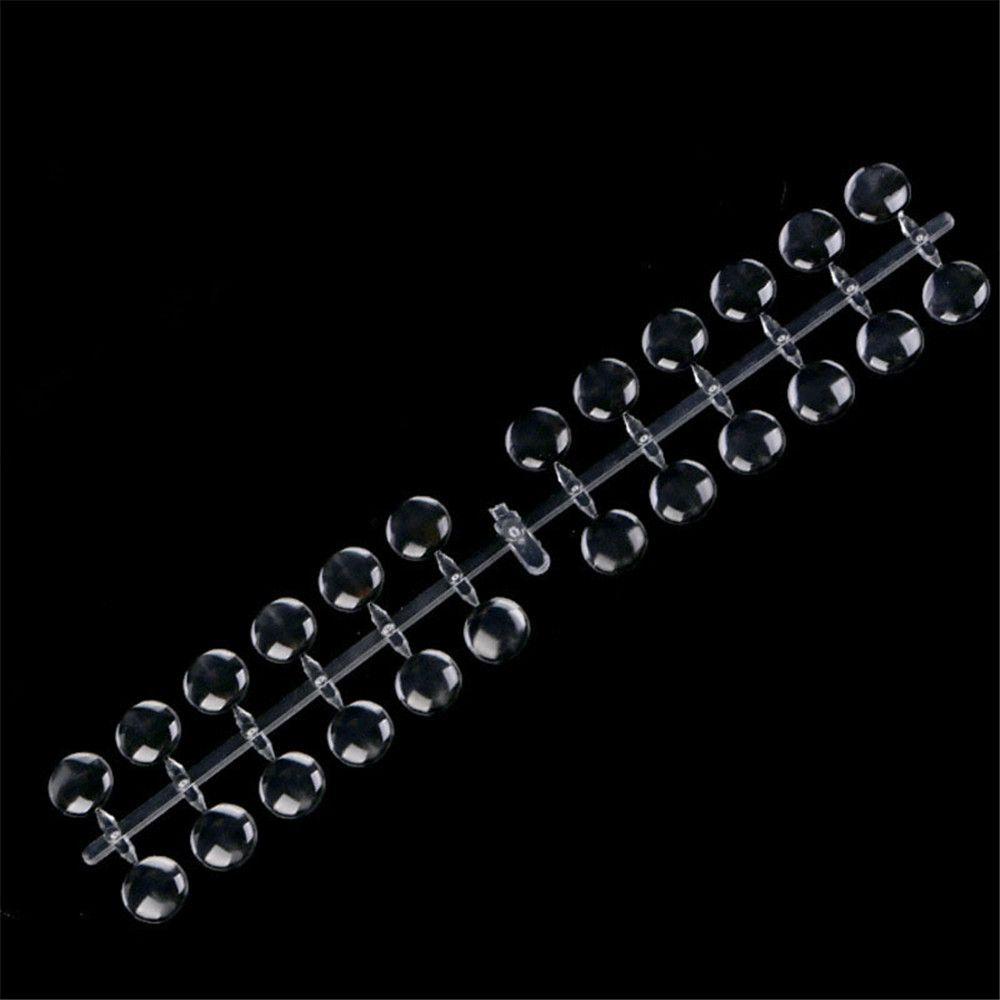 Set 120 Móng Tay Giả Có Thẻ Tròn Nhiều Màu Sắc