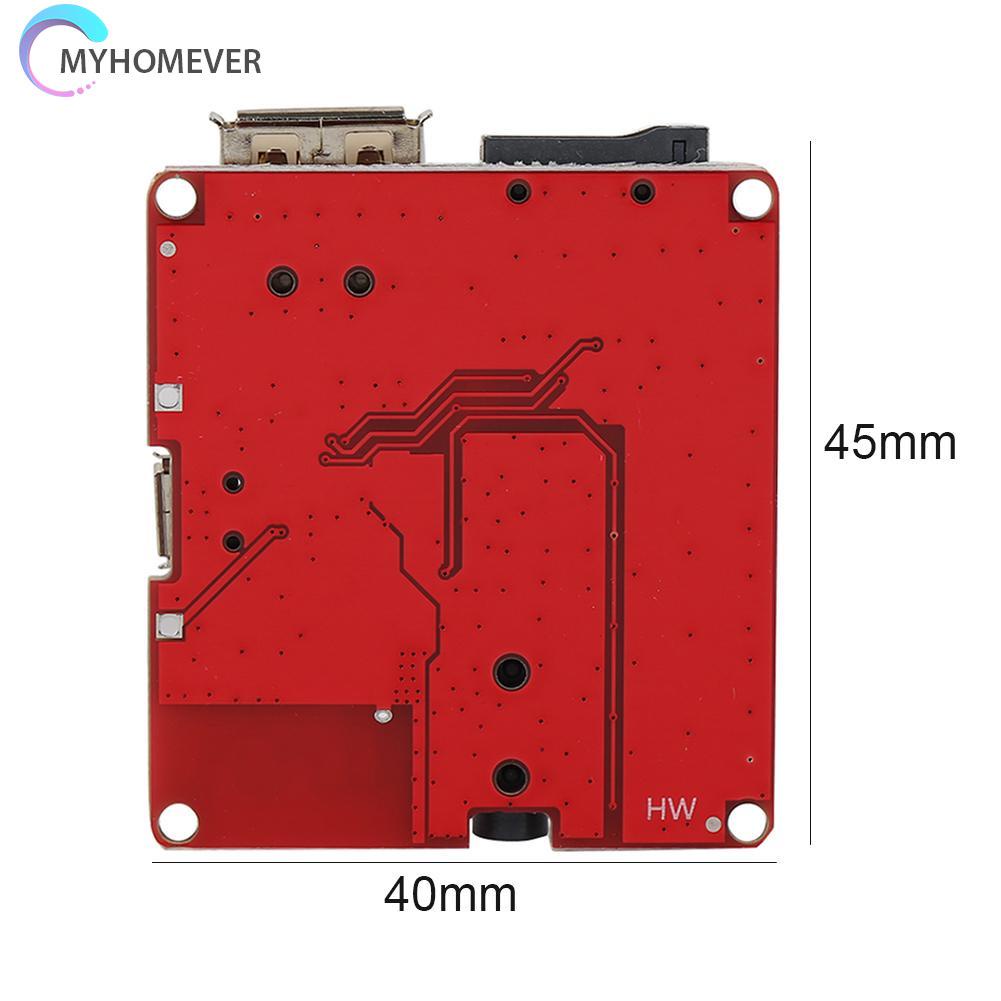 Bảng Mạch Nhận Tín Hiệu Âm Thanh Bluetooth Có Khe Thẻ Tf / Usb / Máy Nghe Nhạc Mp3