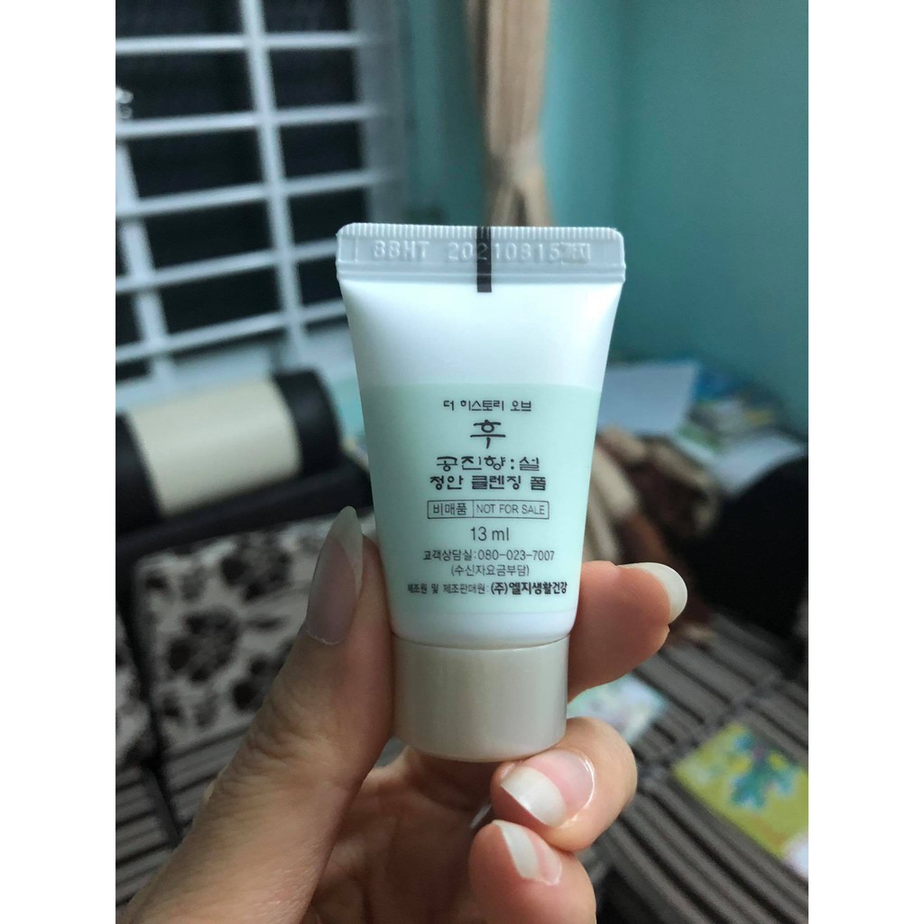 Sữa rửa mặt trắng da Whoo (Whoo Brightening Cleansing Foam) 13ml