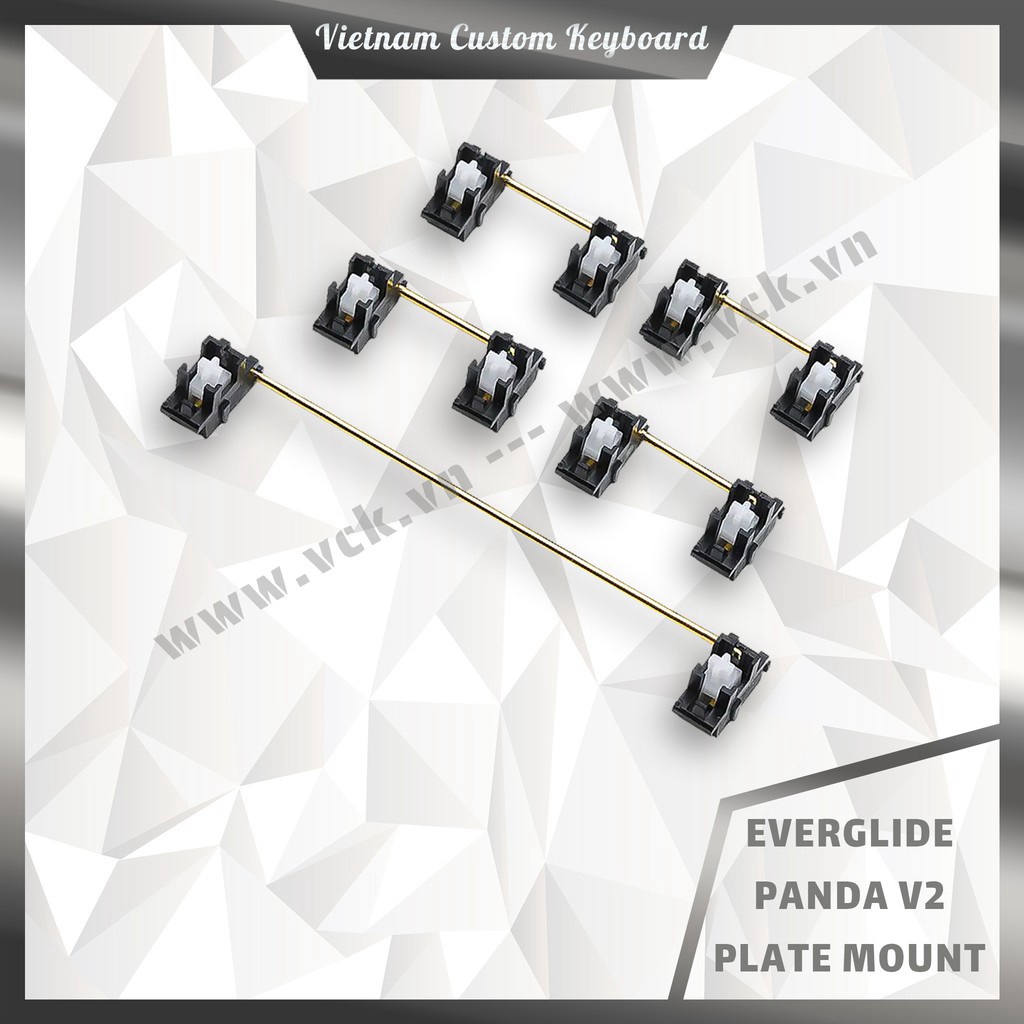 20 Loại Stab Bàn Phím Cơ | Cherry/Gateron/Durock/Everglide | Snap-in/Screw-in | PCB Mount/Plate Mount | Keyboard.vn