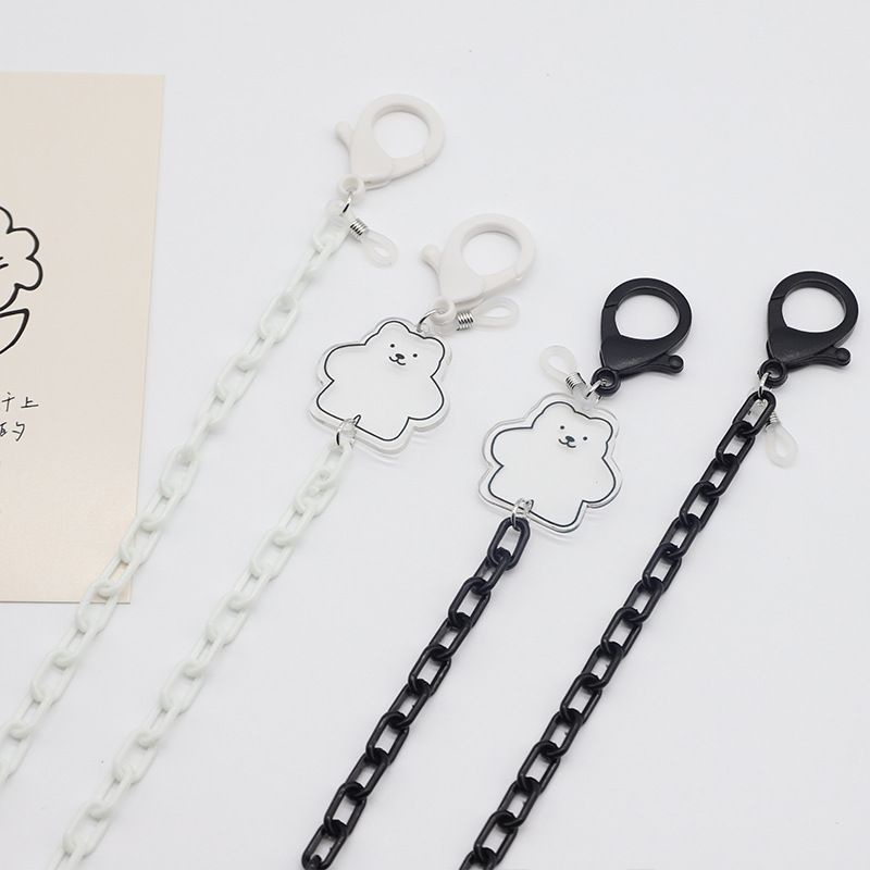 Dây đeo kính và khẩu trang Gấu Mập Sắc Màu Nhóc Bông Hoa Trái Tim Phi Hành Gia