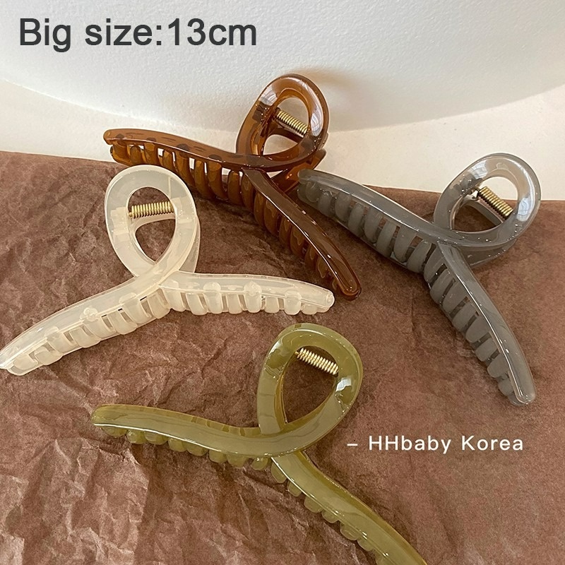 Kẹp Tóc Nhựa Hình Cá Mập 13cm Thời Trang Hàn Quốc Cho Nữ