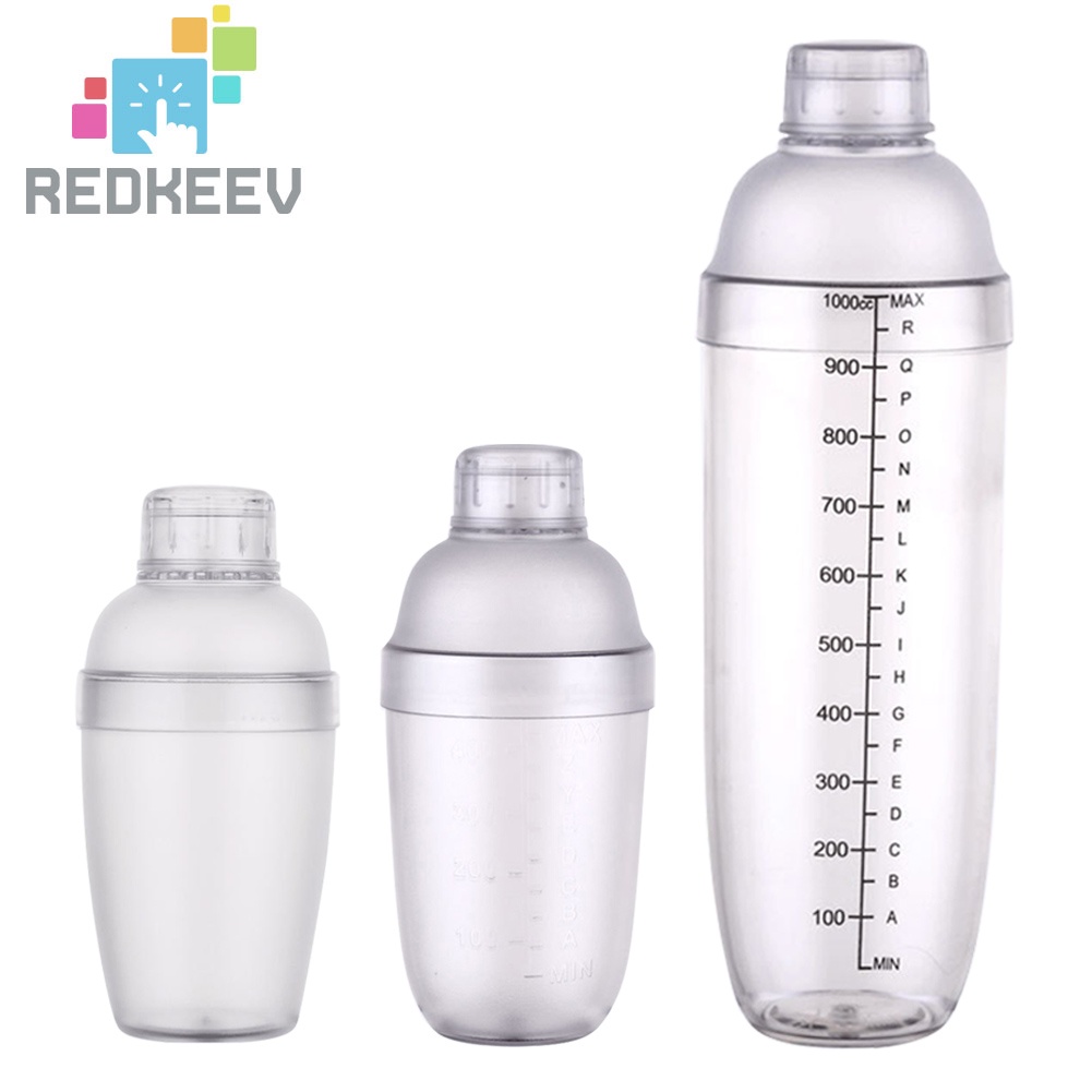 Cốc lắc pha chế rượu cocktail bằng nhựa tiện dụng