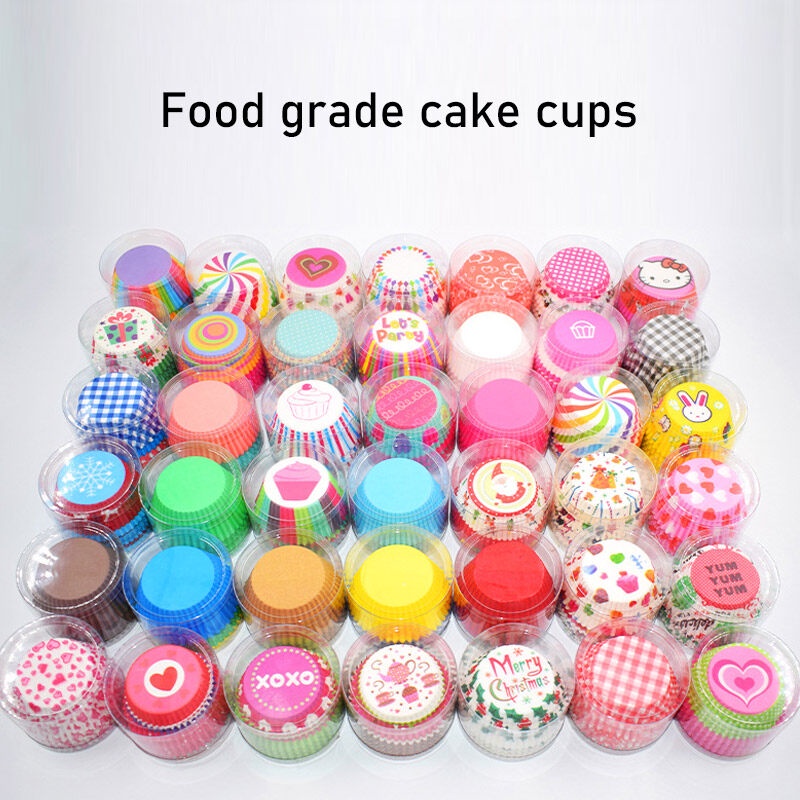 ONLY HOUSE Cốc Giấy Nướng Bánh muffin Chịu Nhiệt Độ Cao Chống Dầu Giá Đỡ